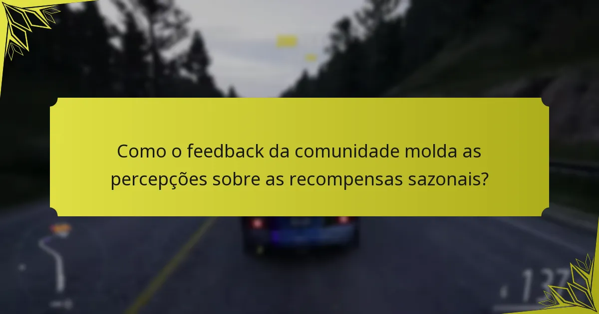Quais tendências estão a surgir nas recompensas sazonais de Forza Horizon 5?