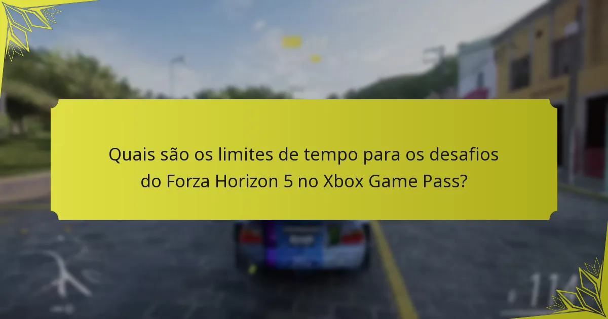 Como os desafios do Forza Horizon 5 se comparam a outros títulos do Xbox Game Pass?